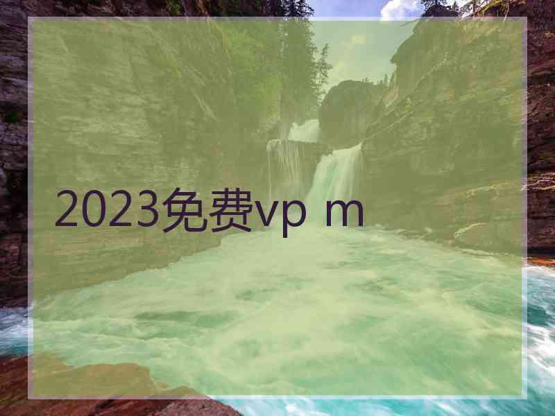 2023免费vp m